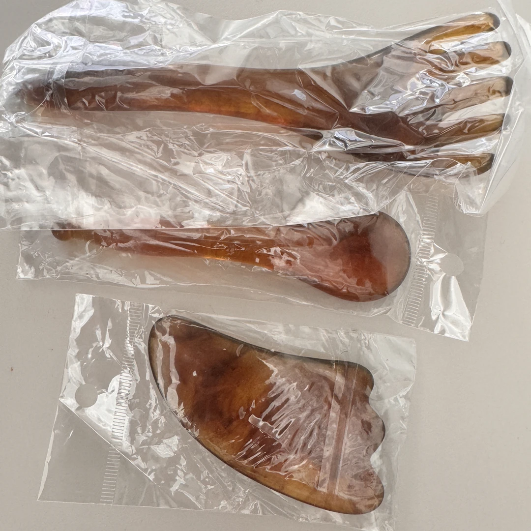 【三件套】拨筋棒 按摩板套装脸部美容刮痧眼部提拉树脂疏通舒缓