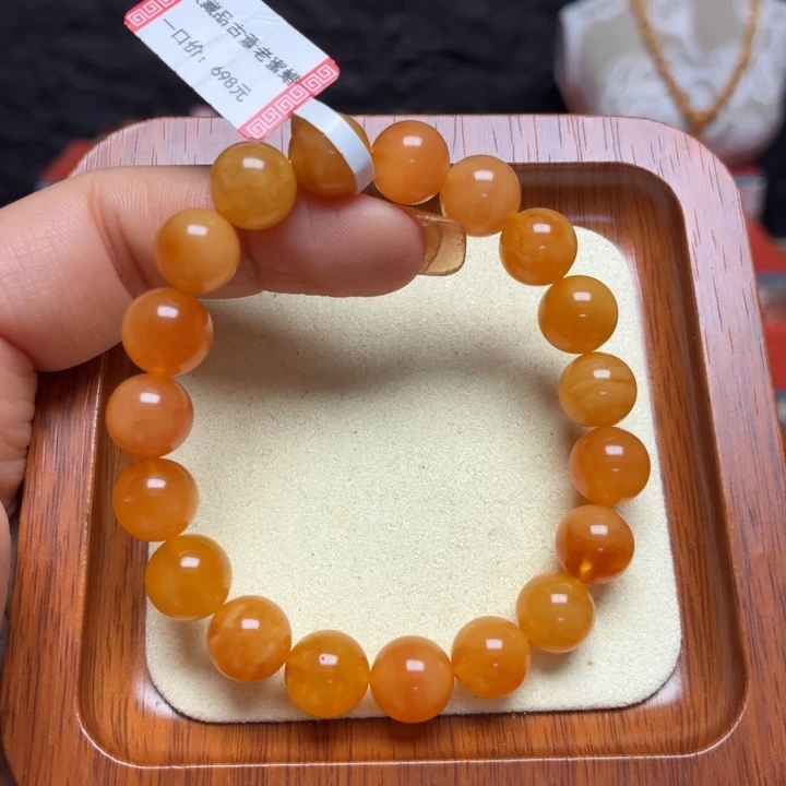 蜜蜡未镶嵌手链手串