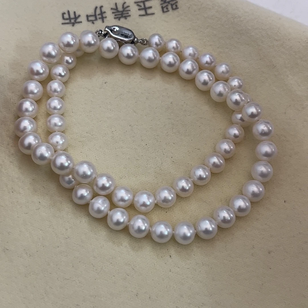 淡水珍珠颈饰银S925镶嵌