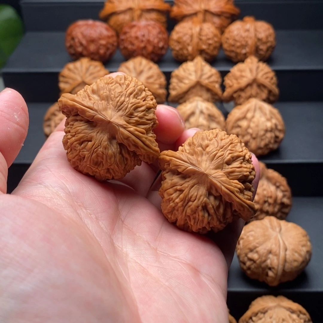 把件文玩核桃43尺全品核老闷狮子头