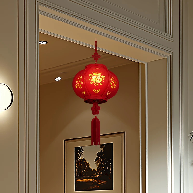 过年灯笼2025氛围布置挂件红新年装饰品挂饰蛇年贺年新款门口室内