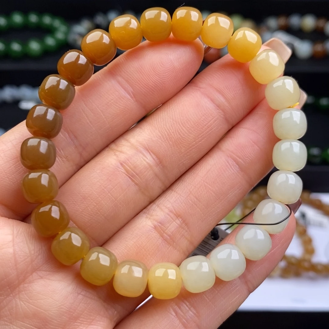 和田玉未镶嵌手串