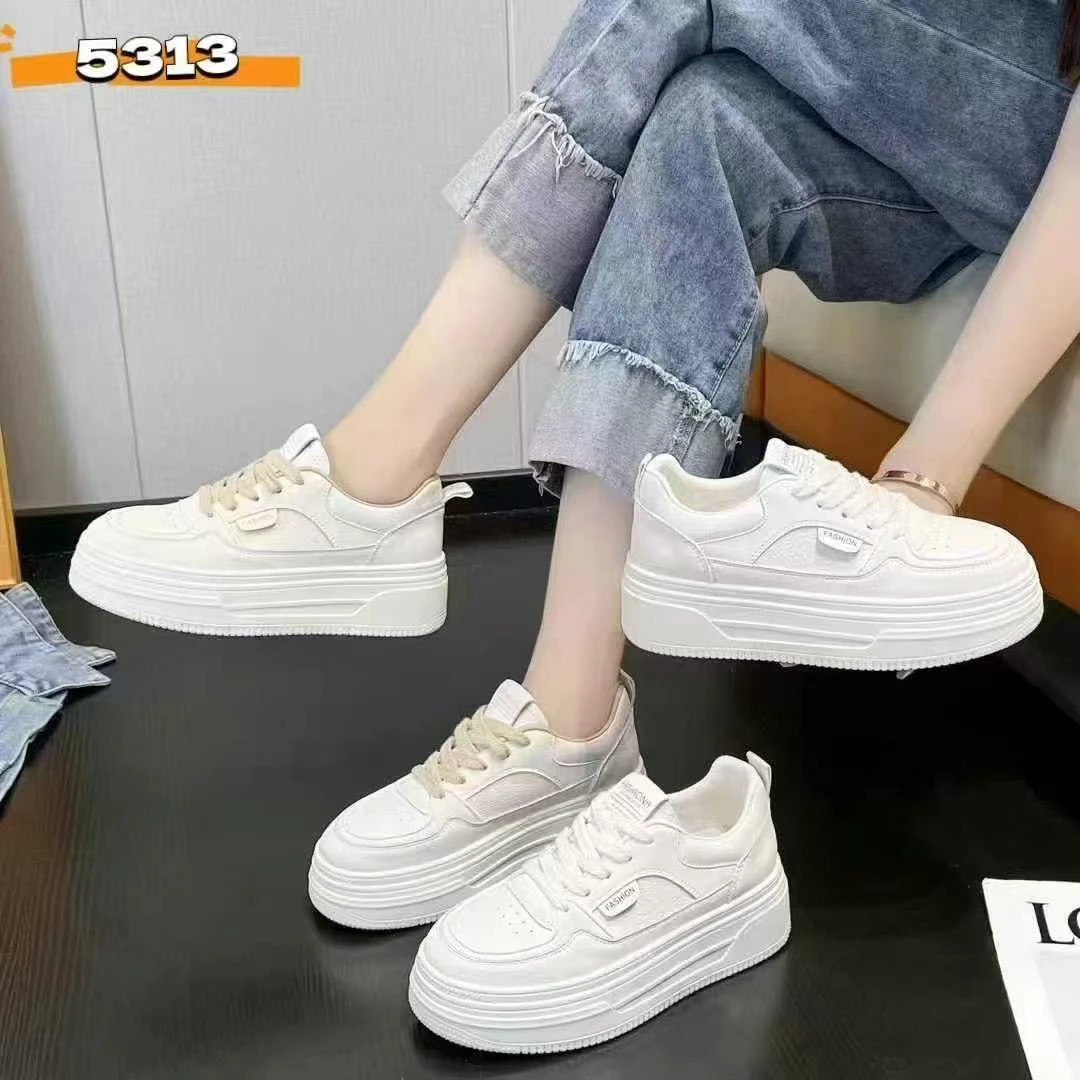 早春新款时尚小白鞋〔偏小一码〕5313