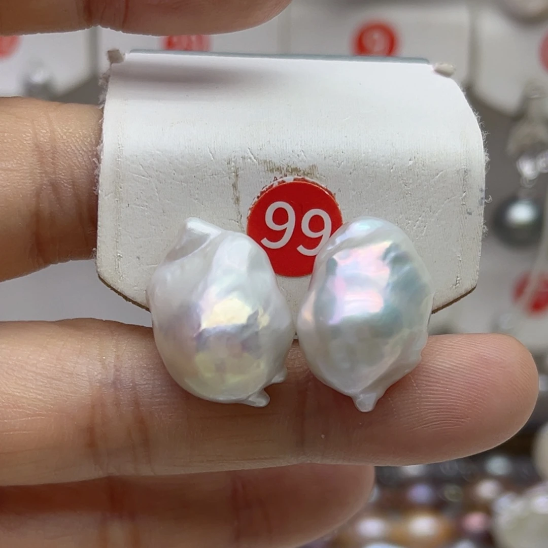 淡水珍珠耳饰未镶嵌