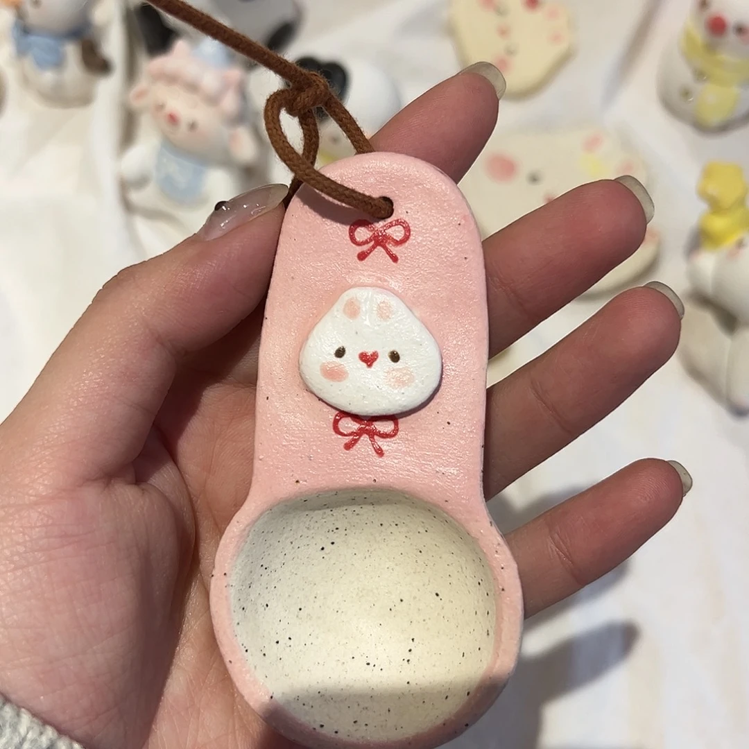 陶瓷豆勺手作陶瓷手作