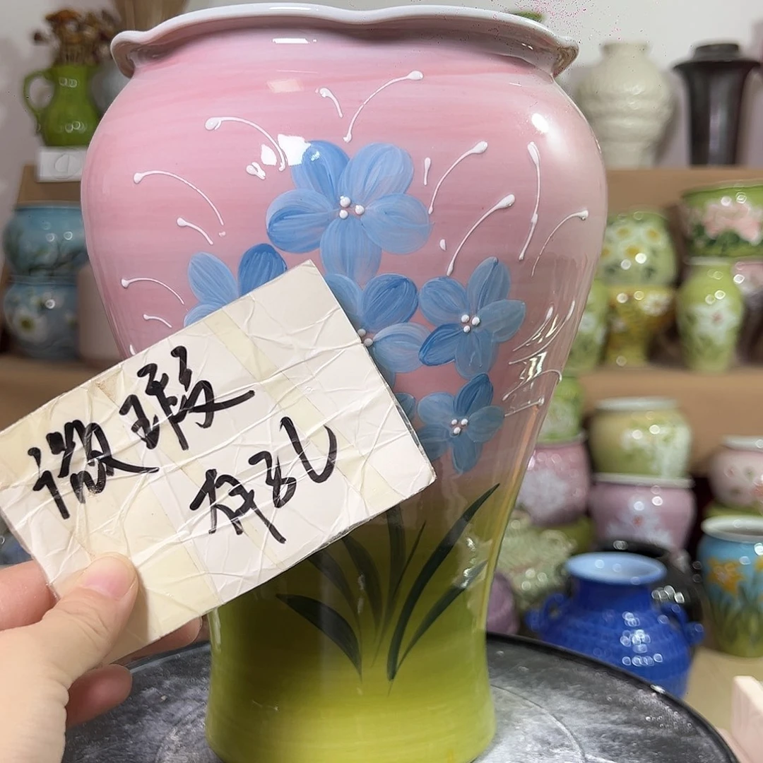 景德镇陶瓷花盆花器瑕258