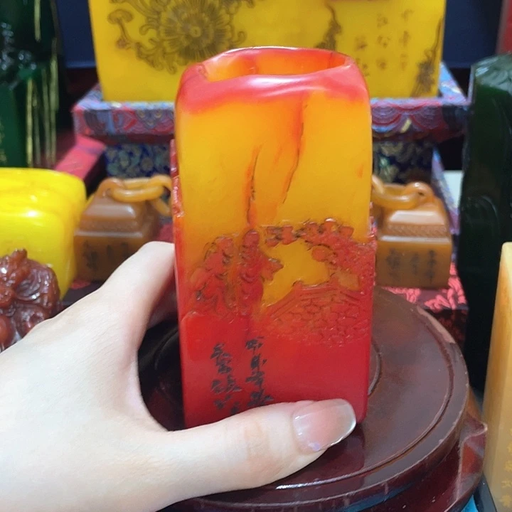 寿山石印石篆刻印章引首章闲章姓名章生日礼物