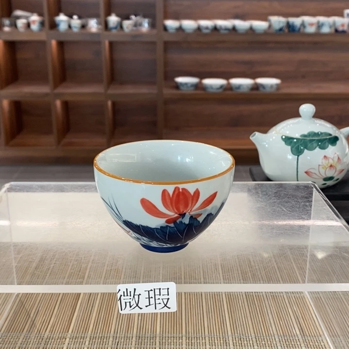 釉下老陶泥手工绘制