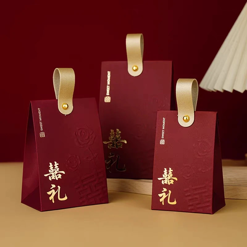 糖盒结婚专用喜糖盒子新款糖果礼盒高级手提糖袋回礼盒包装盒纸盒