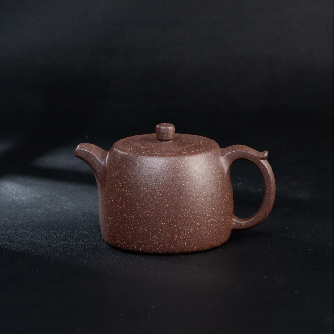 【新华网非遗紫砂专属】YRCG56尧日辰光 井栏嵇冰芯手工桃花泥200cc