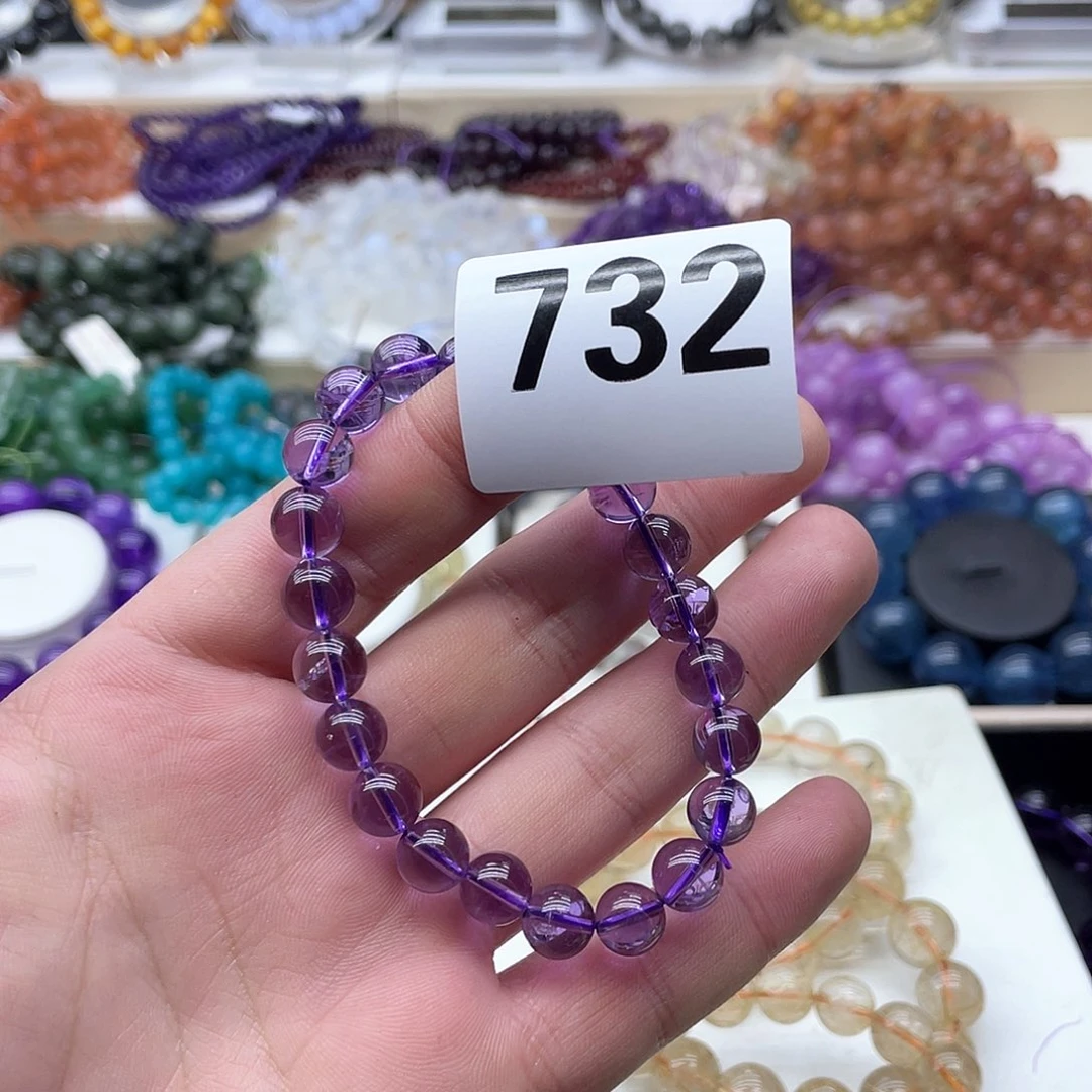 水晶手链未镶嵌?****姐天然