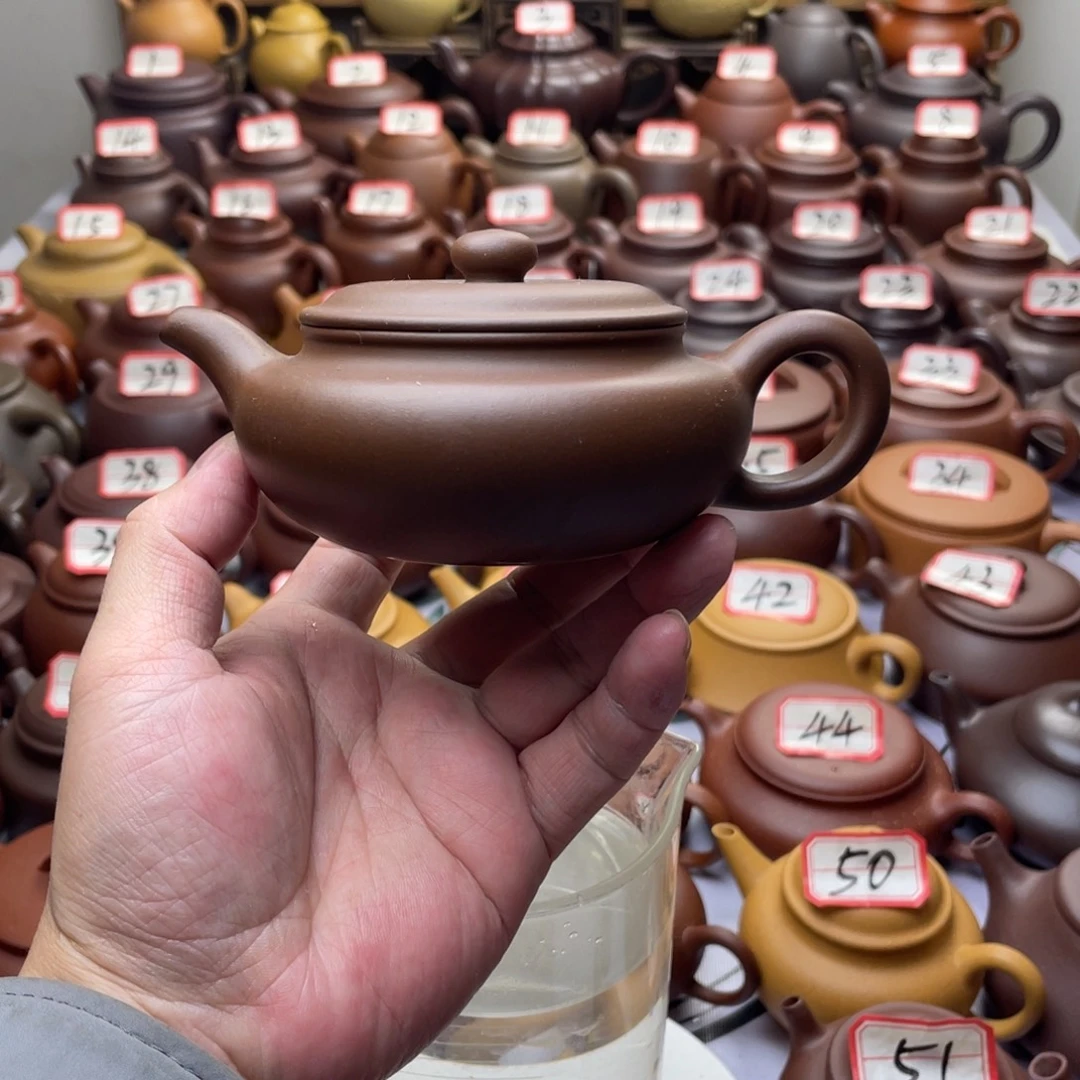 茶壶紫砂宜兴紫砂半手工