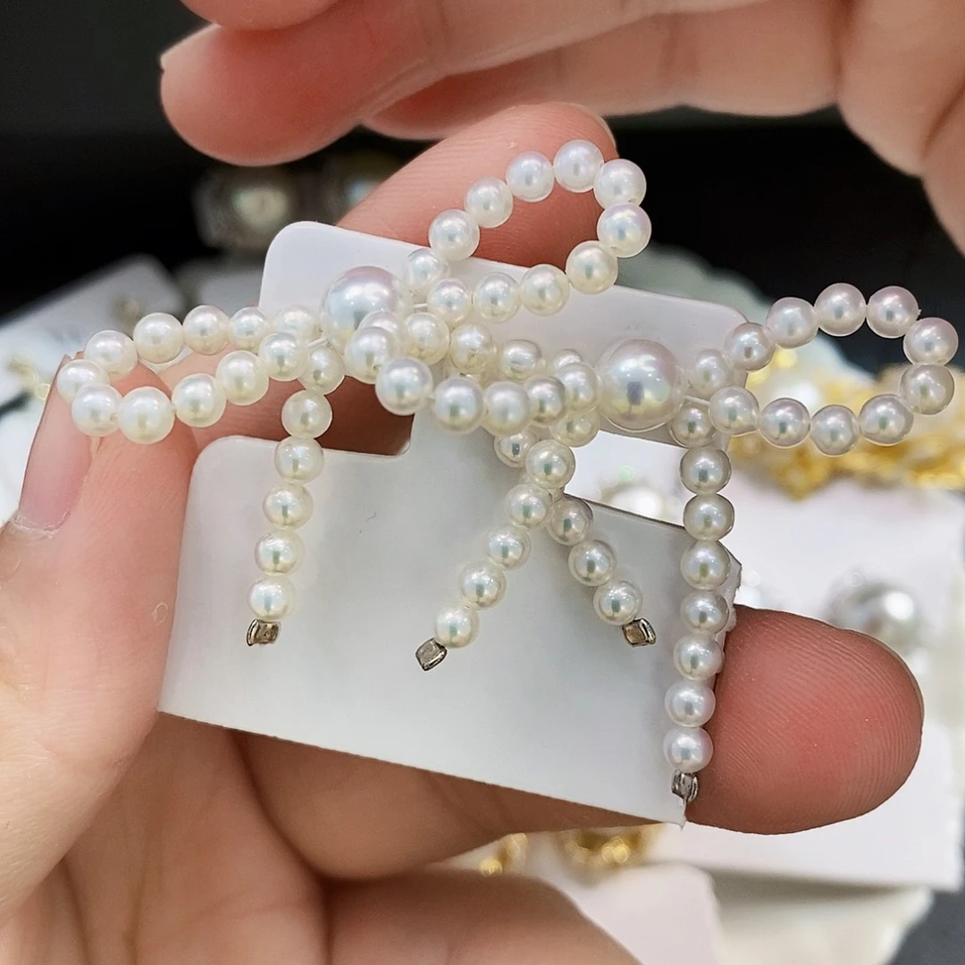 银S925镶嵌特价淡水耳饰淡水珍珠