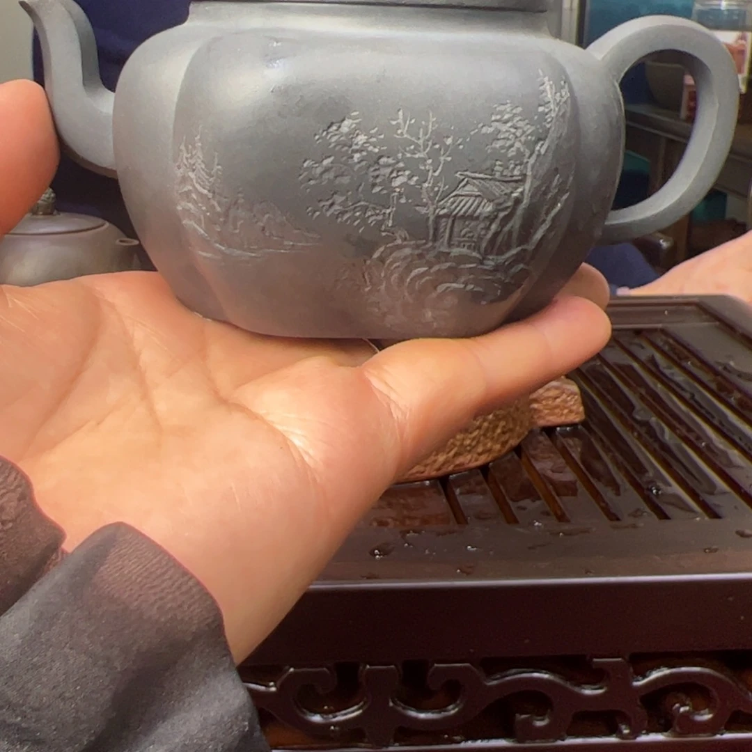 贵台龙窑坭兴陶柴烧壶108