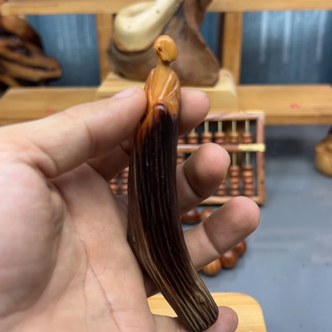 用***6木崖柏木摆件手把件