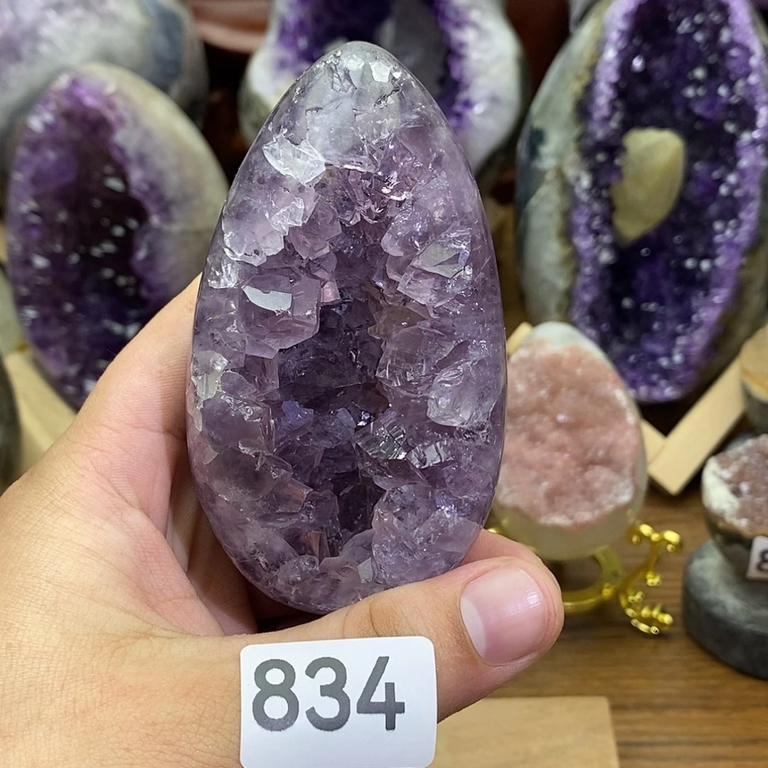 紫晶摆件未镶嵌全抛紫晶摆件