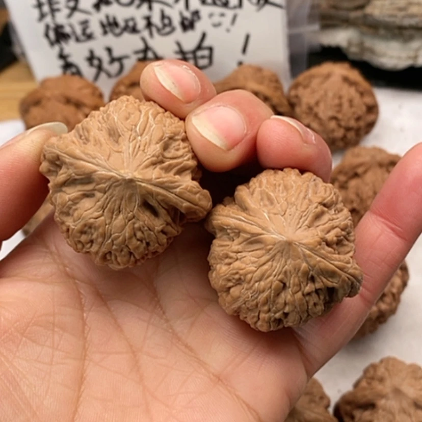 【闪购商品】吊坠文玩核桃黄金顶铁锤