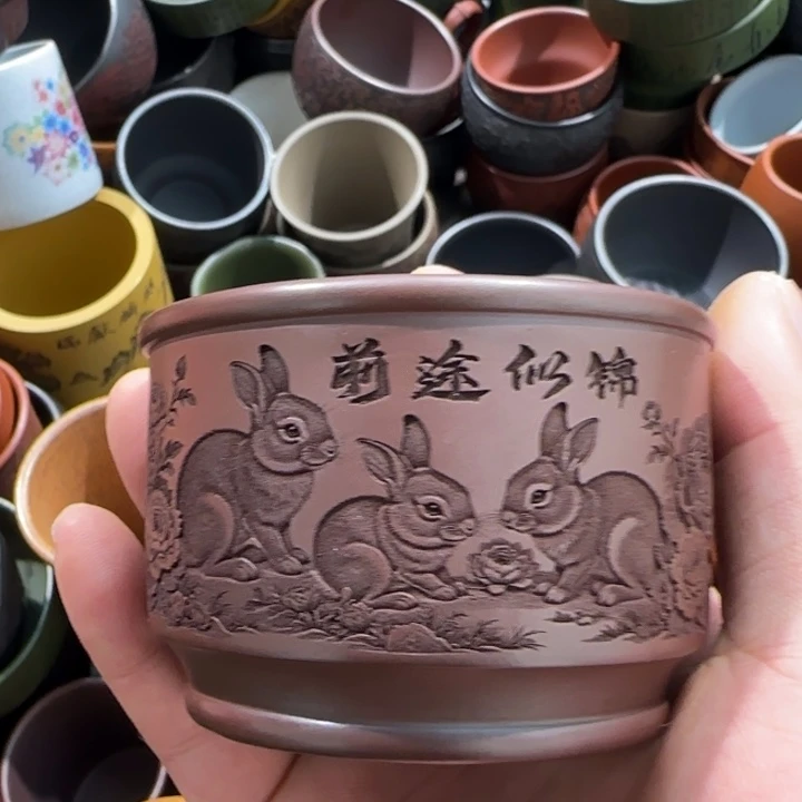 茶杯紫砂全手工制作工艺