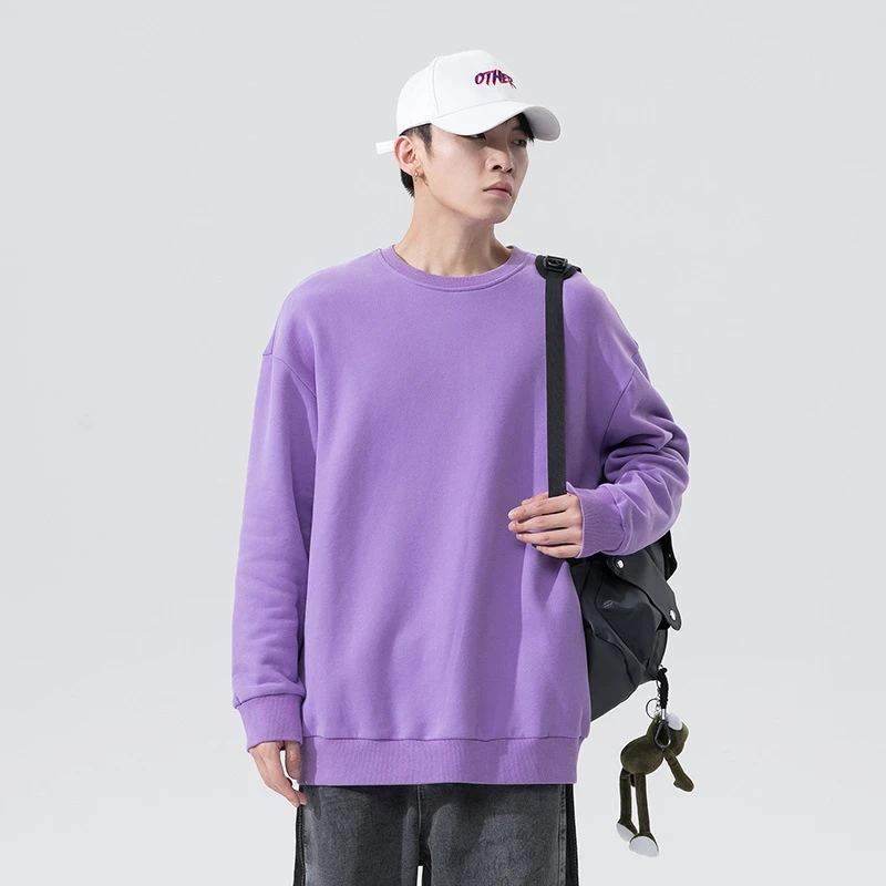 M-5XL棉男97卫衣同款【圆领毛圈棉主大码修身】