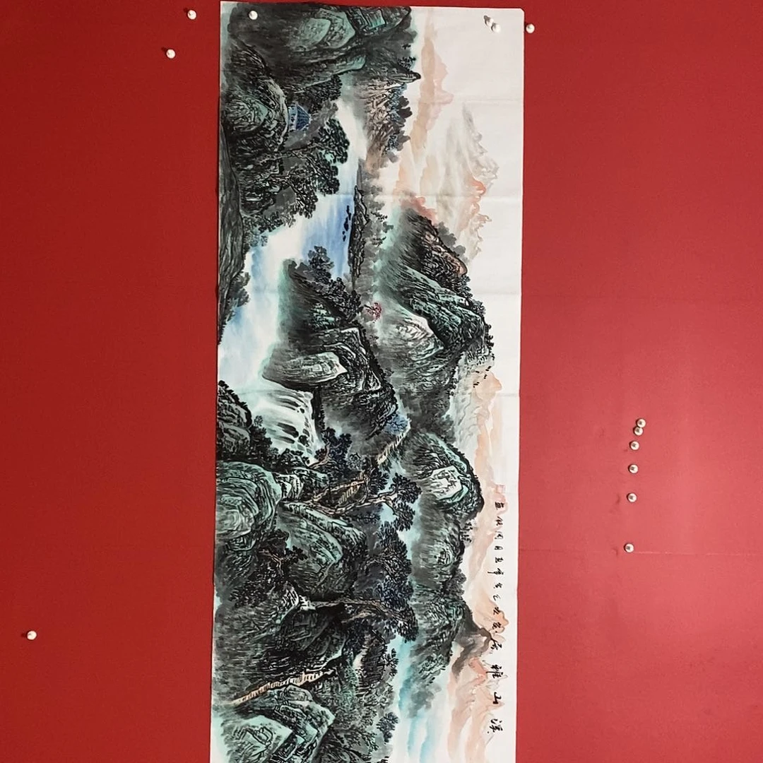 国画山水花鸟字画书画国画