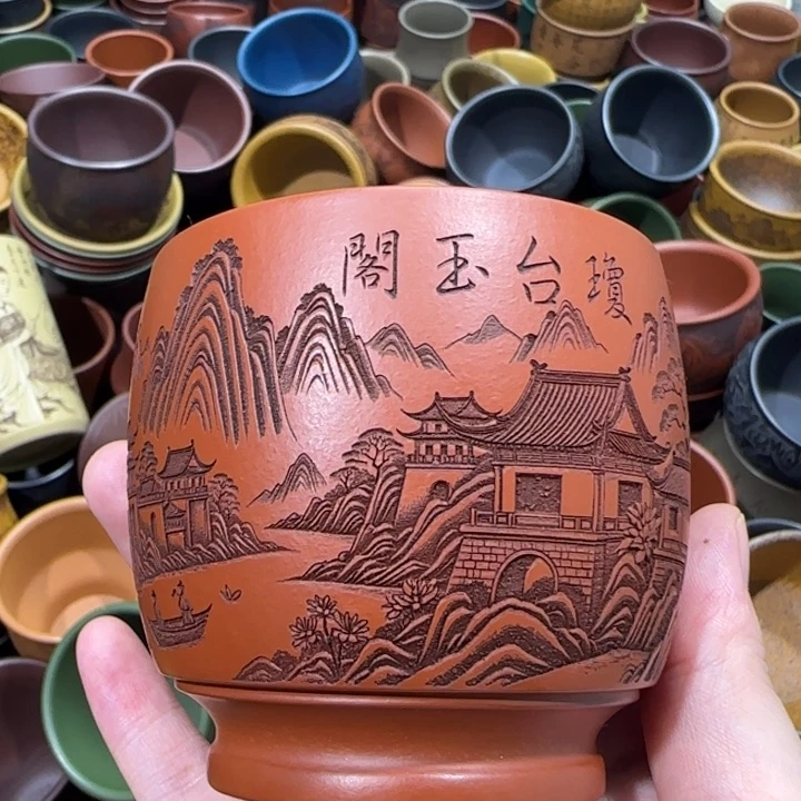 茶杯紫砂全手工紫砂