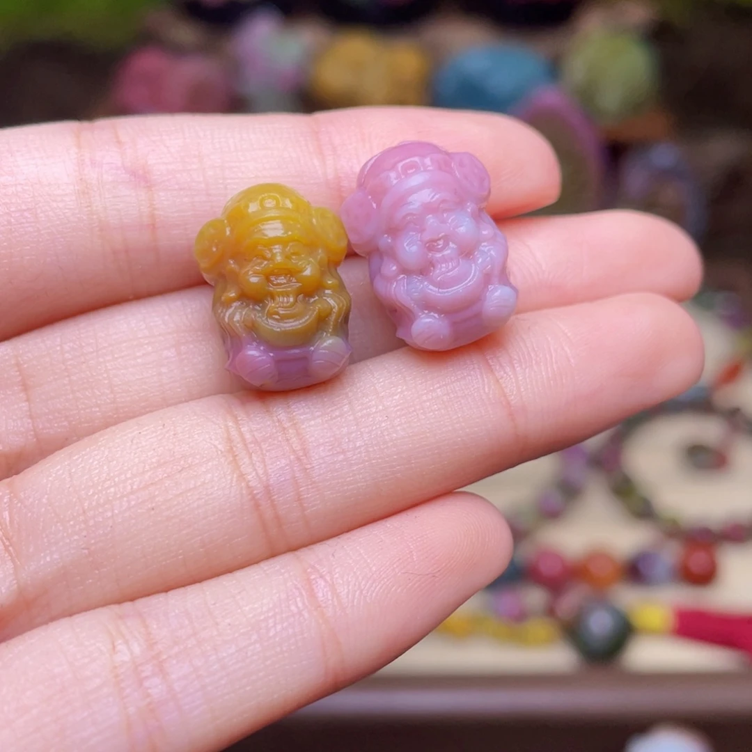 一***阳玛瑙/玉髓未镶嵌珠宝半成品盐源玛瑙2财爷打包价