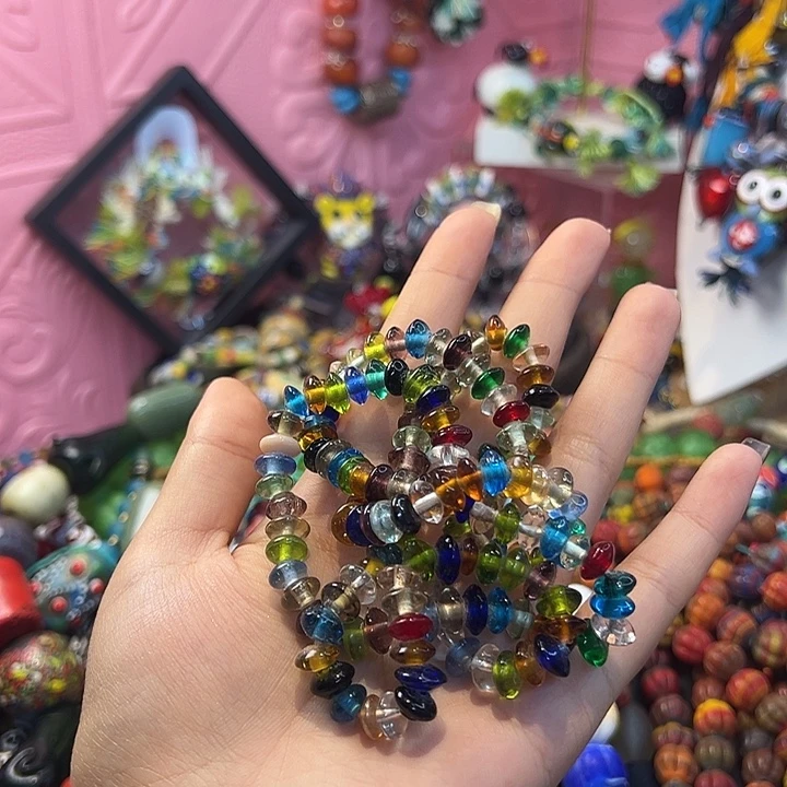 玻璃颈饰尼泊尔琉璃