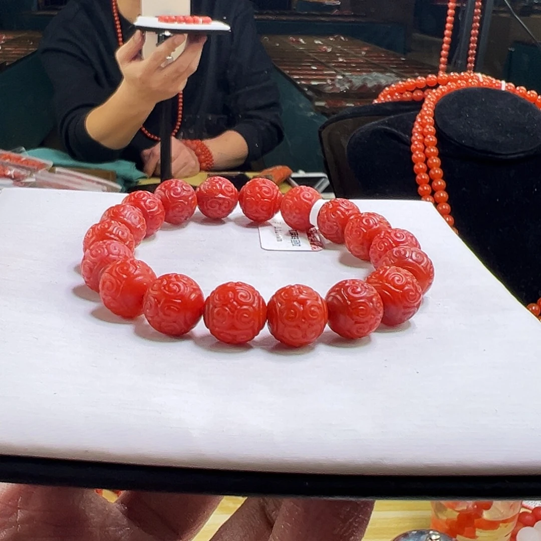 南红玛瑙未镶嵌买12mmmm