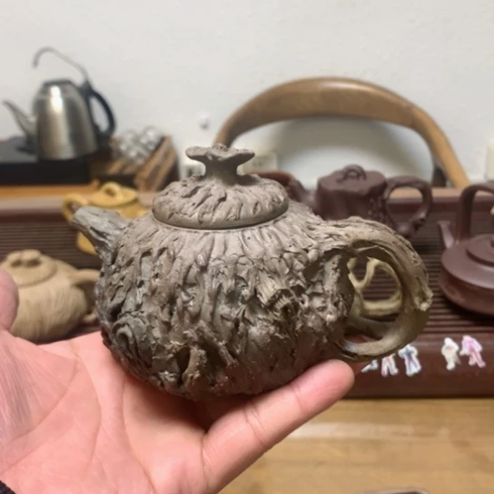 紫砂茶壶柴烧供春