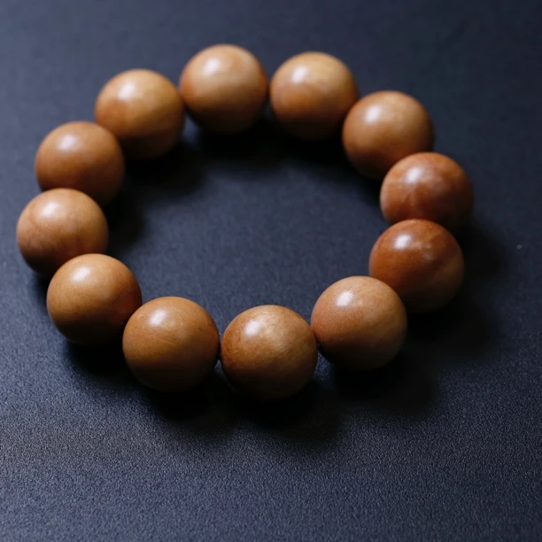 海南白檀 2.0cm尖峰岭正区纯天然野老料满肉木质手串多样性发一