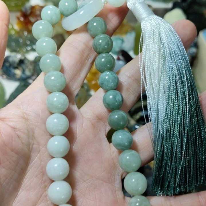 岫玉未镶嵌手持款式