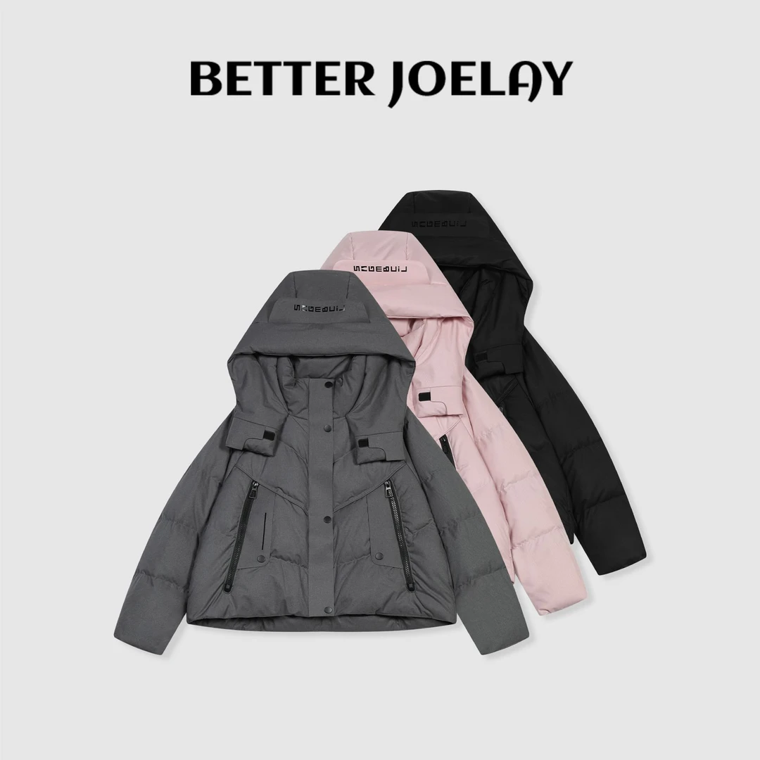 BETTER JOELAY-【黑拉链】90绒时尚羽绒服保暖休闲通勤风Z8209