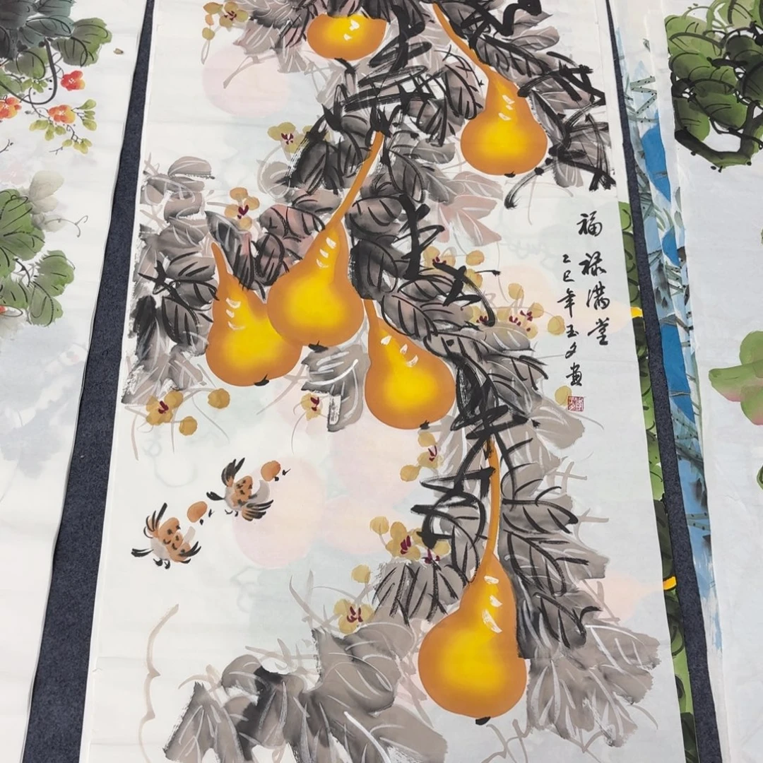 国画140×70画画画画