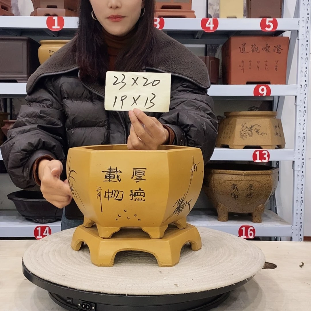 紫砂花盆紫砂花盆