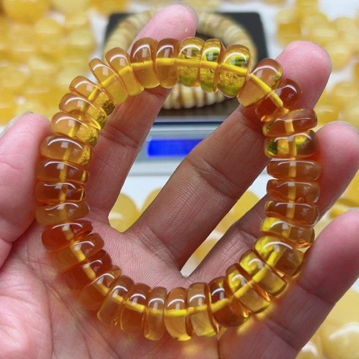 未镶嵌琥珀（矿物珀）裸石