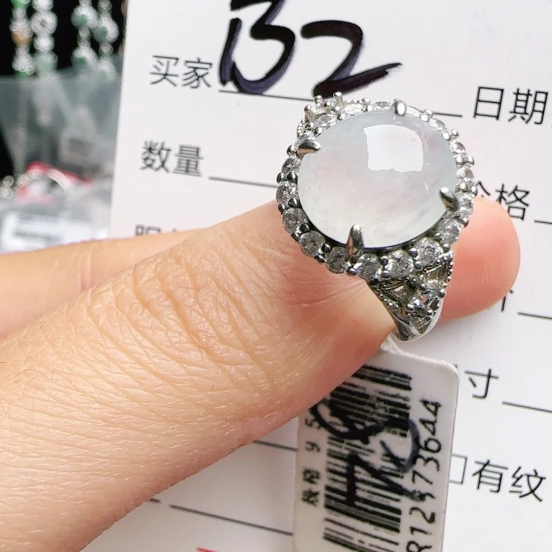 银S925镶嵌手链翡翠
