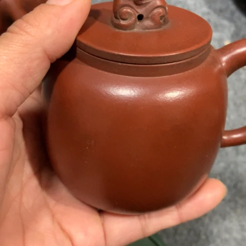 如***士茶壶紫砂陶瓷摆件爱好者摆件