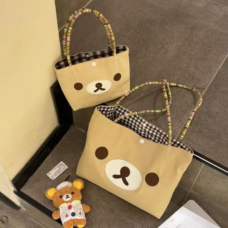 可爱熊熊便携单肩包包百搭实用通勤包包手拎大容量高颜值可手提yj