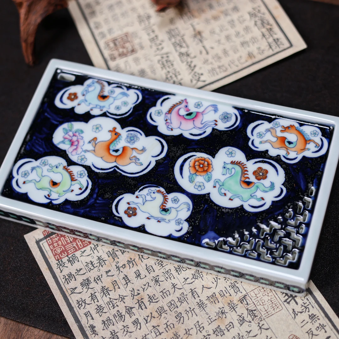 阿茶  马上有钱双层壶承（卓君S0291）