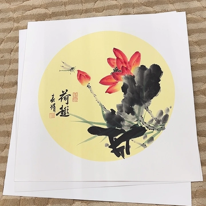国画花鸟等图案和50.50