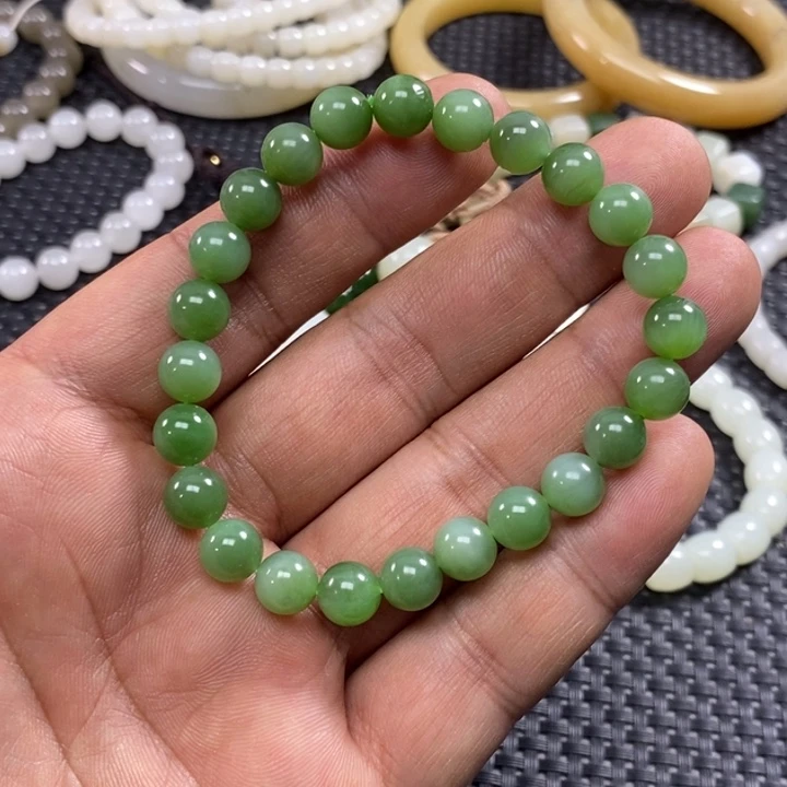 和田玉未镶嵌手链