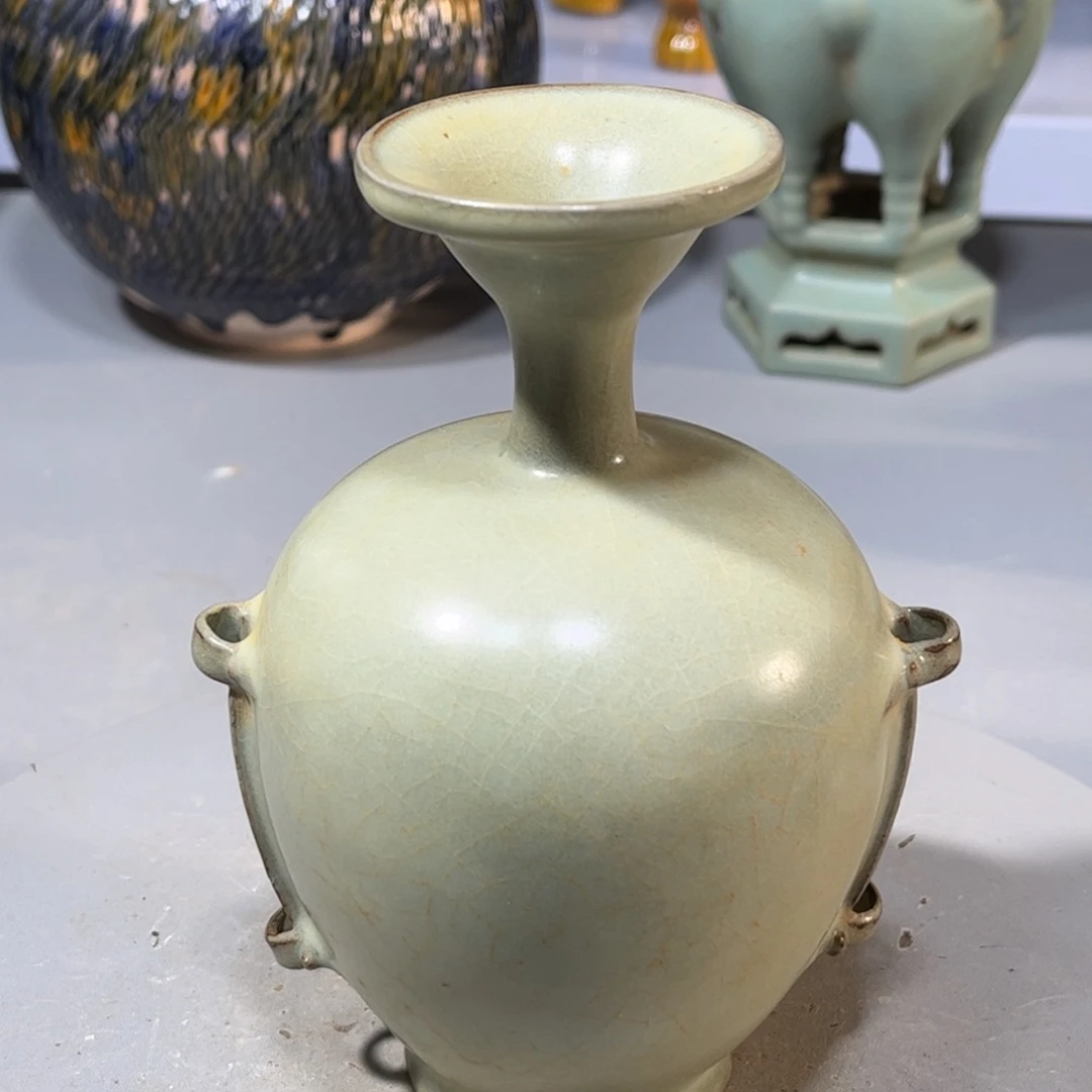 瓶汝窑瓶子品相完美