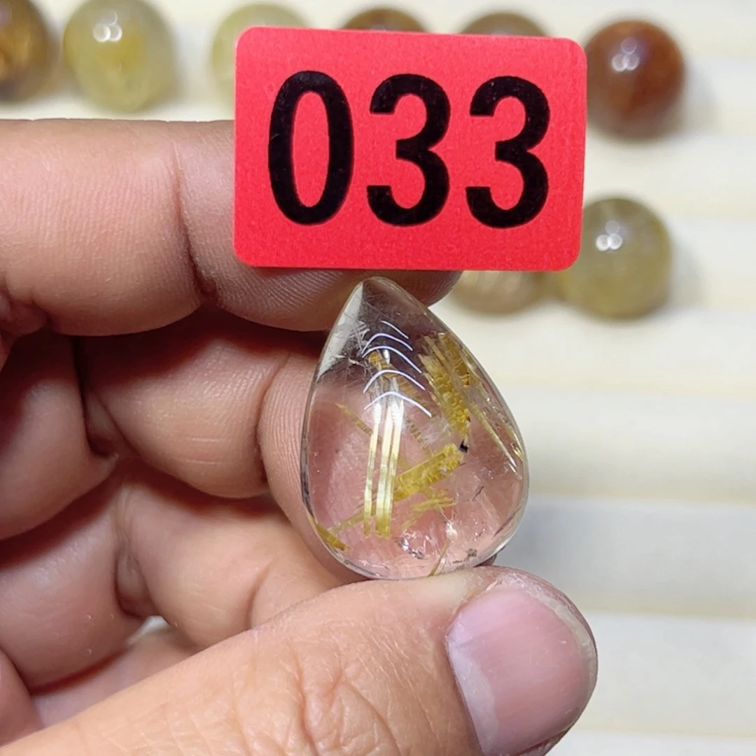 水晶颈饰未镶嵌天然微瑕