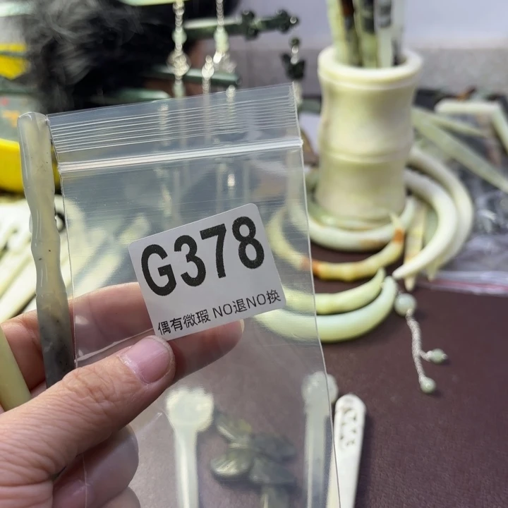 蛇纹石玉发饰合金勿*我