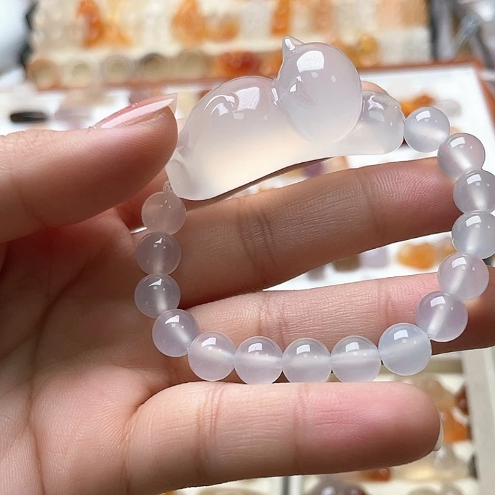 玛瑙/玉髓未镶嵌玛瑙手串
