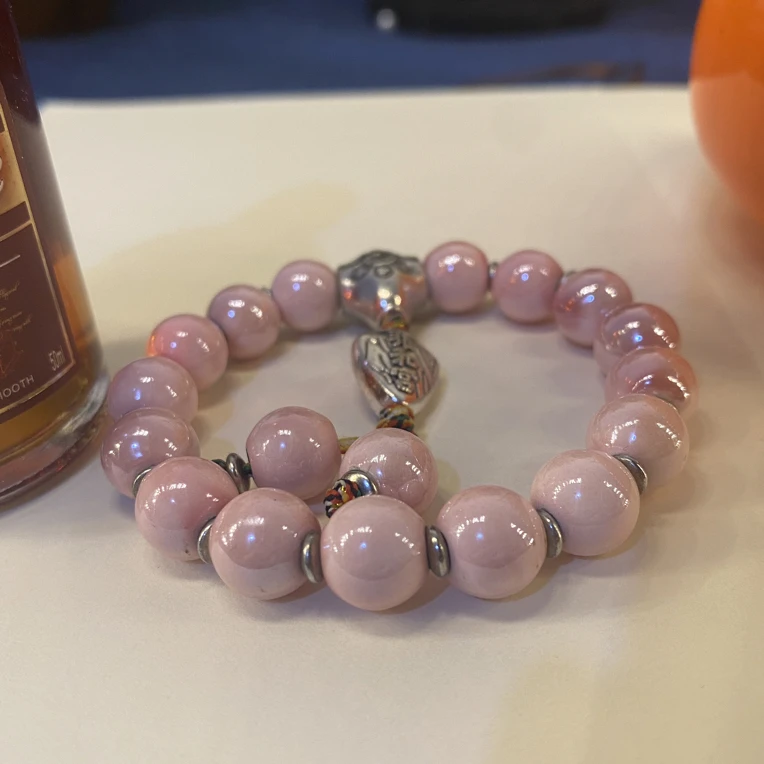 非金属陶瓷手链 色女星座/生肖甜美女士配饰灰月光单圈 陶瓷