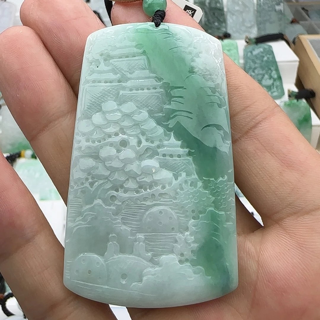 颈饰未镶嵌翡翠翡翠