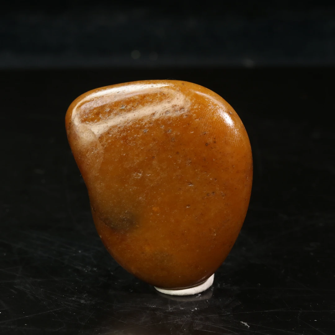 46和田玉红玉沁全玉化籽儿原石/800962保利厦门拍卖