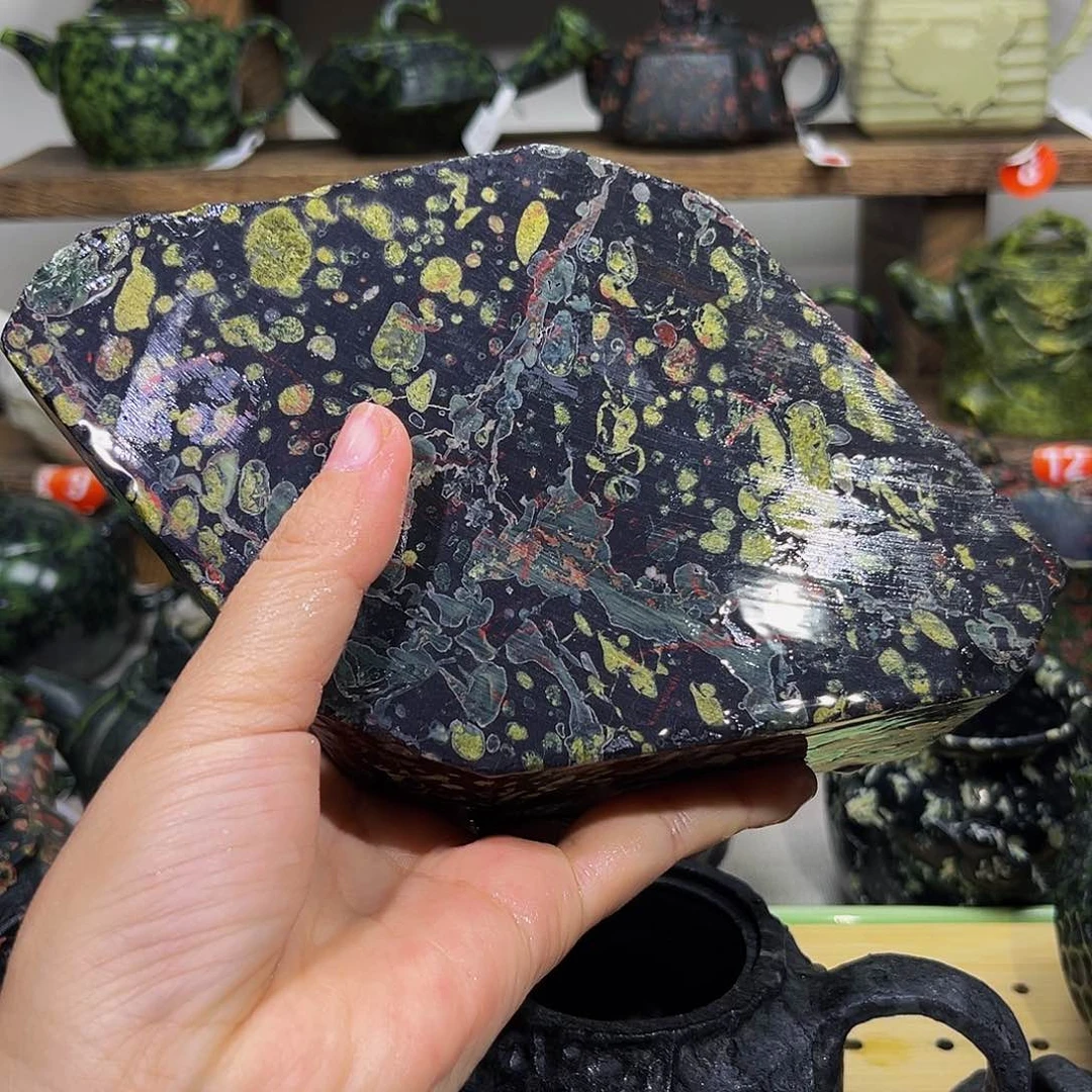 正**光石材梅花玉安山玉