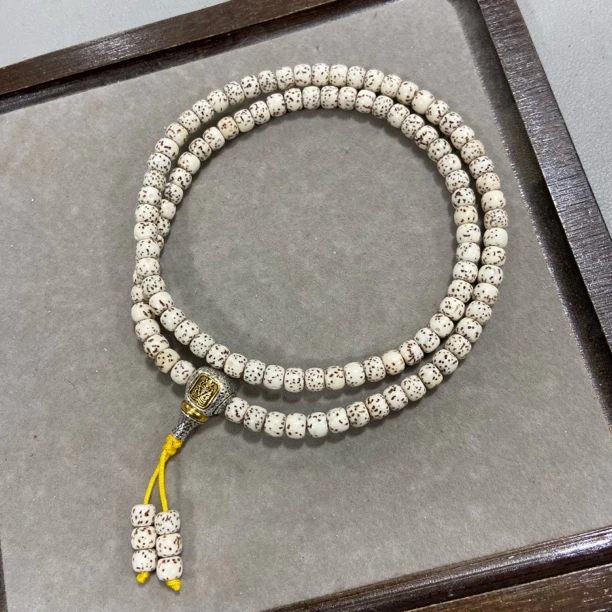 Y719原生态海南料星月菩提卡6配饰款多圈手串（底色多样性 发其一）